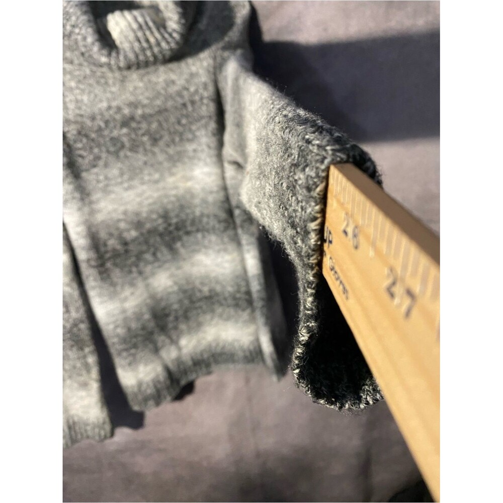 Columbia Womens XL Knit Sweater Grey Ombre Gradient Cowl Neck Pullover - Picture 5 of 10